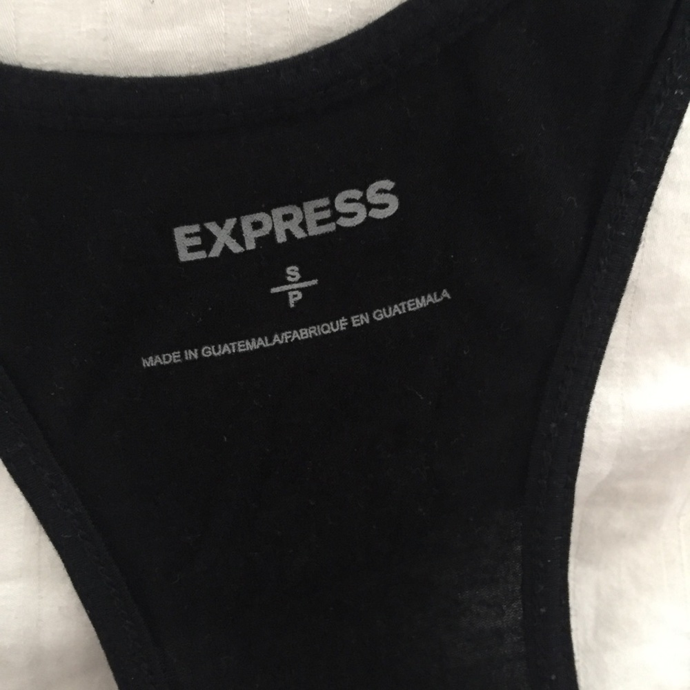 Express Kiss Me Racer Back Tank Top - Picture 4 of 4